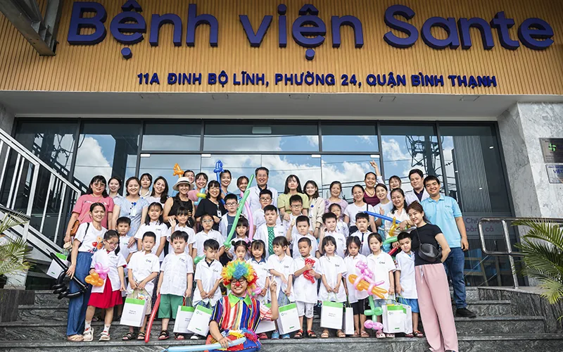 Ngày hội bé tập làm bác sĩ Ngày hội bé tập làm bác sĩ - Bệnh viện SANTE Bình Thạnh, TP.HCM