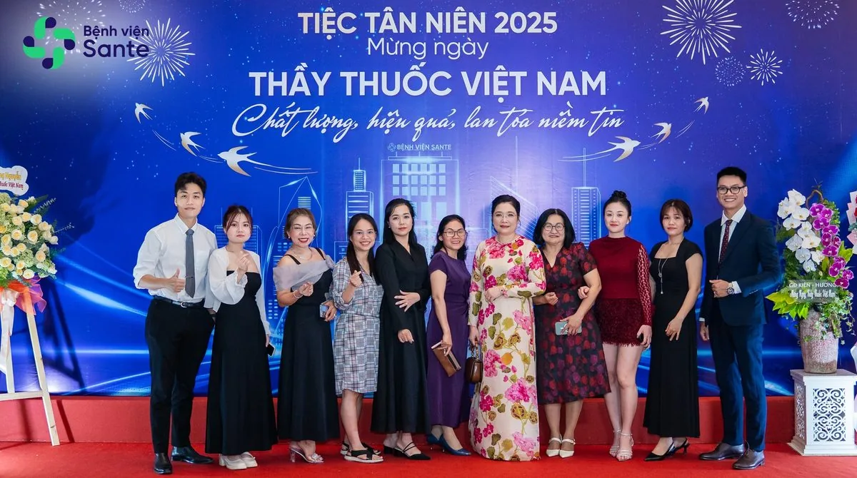 TÂN NIÊN BỆNH VIỆN SANTE MỪNG NGÀY THẦY THUỐC VIỆT NAM, CHẤT LƯỢNG HIỆU QUẢ LAN TỎA NIỀM TIN - Hình 2 TÂN NIÊN BỆNH VIỆN SANTE MỪNG NGÀY THẦY THUỐC VIỆT NAM, CHẤT LƯỢNG HIỆU QUẢ LAN TỎA NIỀM TIN - Hình 2